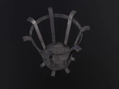 Medieval Brazier3D Model Low-poly 3D model