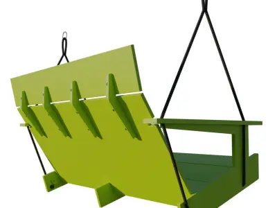 Porch Swing Sofa 3D model
