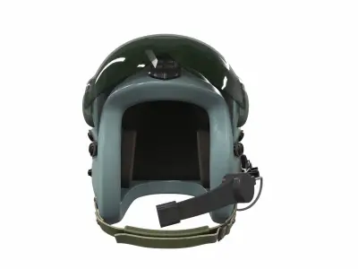 Pilot helmet ja-4 3D model