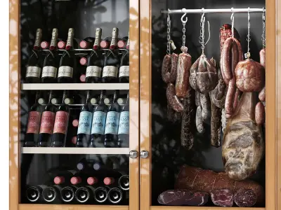 Cantina fridge 3D model