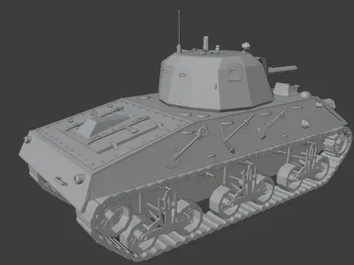  Nahuel DL 43 Low-poly 3D model