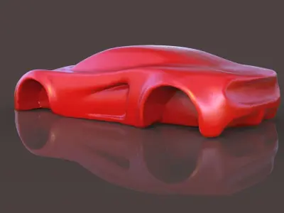Car Body Concept 2 Free 3D model