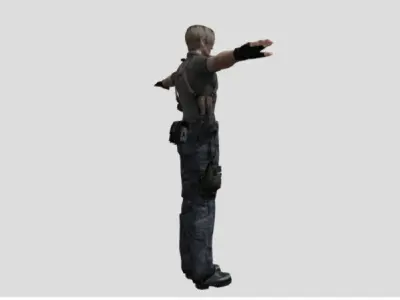 Leon SKennedy RE4 3D model