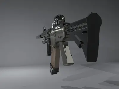 Colt M4A1 3D model
