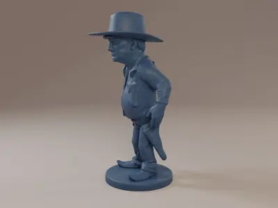 Donald Trump Cowboy 3D print model