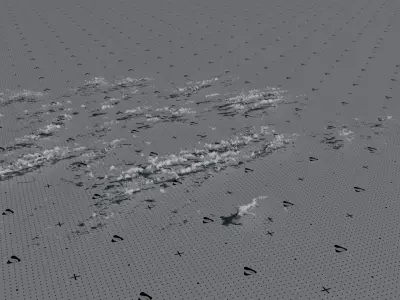 VDB Cumulonimbus Cloud Field 4 3D model