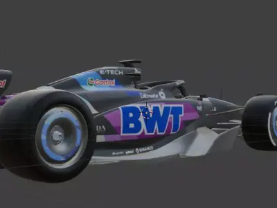 BWT Alpine Racing 2024 Free 3D model