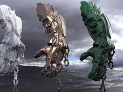 Nano Military gaunlet 3D model