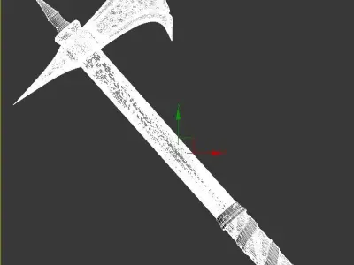 combat hatchet Free 3D model