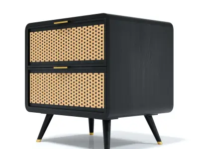 TOV Furniture Nightstand Low-poly 3D model
