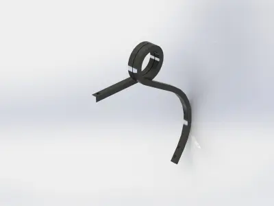 WG 000 - Spring rack R-L Low-poly 3D model