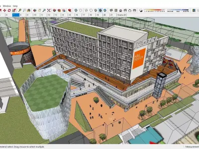 Sketchup Shopping Center V4 3D model