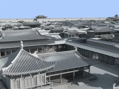 Ancient city 3D model