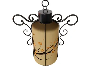 Lantern Free low-poly 3D model