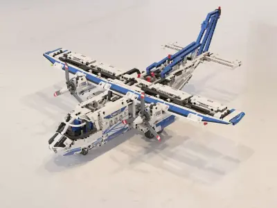 LEGO Technic Cargo Plane - 42025 3D model