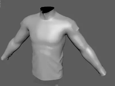 Tactical Military Assault Combat Shirt Low-poly 3D model