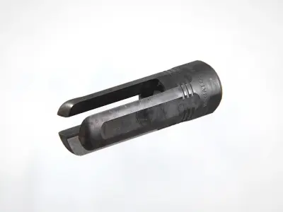 3P Eliminator-762 Flash Hider Low-poly 3D model