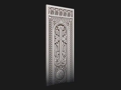 Armenian Cross-stone 03 3D print model