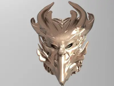Druid mask collection 1 3D model
