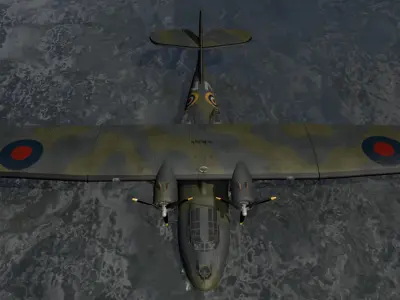 Consolidated Catalina Mk-1 - RAF 3D model