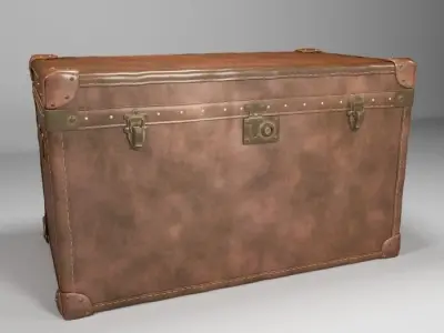 S00079 MAYFAIR STEAMER TRUNK Low-poly 3D model