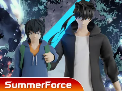 Sung Jin Woo - Solo leveling 3D model