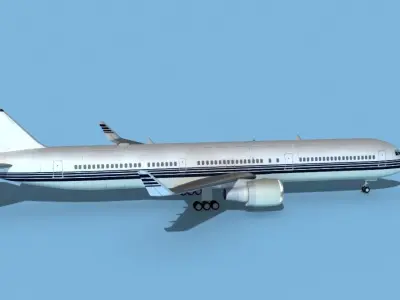 Boeing 767-400 Corporate 1 3D model
