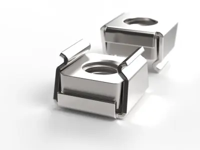 M6 Cage Nut 3D model