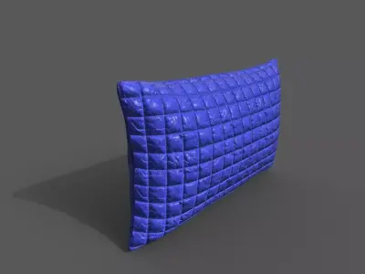 Cushion furniture Low-poly 3D model get