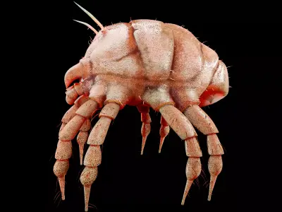 Dust Mite Insect Low-poly 3D model