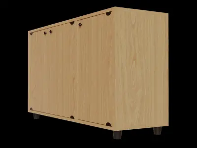 Tv table Low-poly 3D model buy
