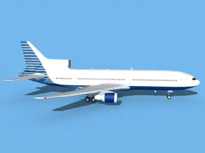 Lockheed L-1011 TriStar Corporate 2 3D model