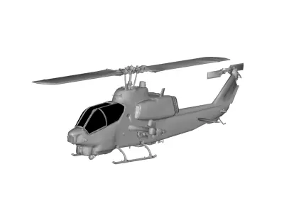 Bell AH-1 SuperCobra 3D model