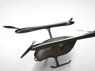 Drone unmanned aerial vehicle 3D model