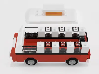 LEGO CREATOR VW T1 Campervan 40079 Free 3D model