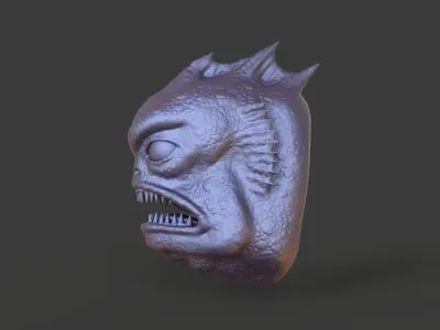 HEAD-R5 high poly sculpt  3D model
