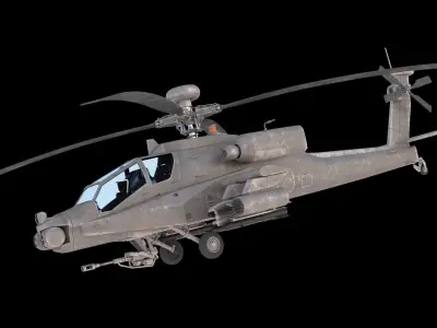 AH-064 Apache longbow 3D model