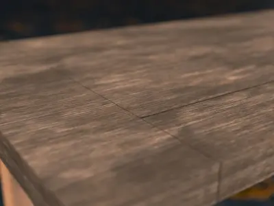 Tall Outdoor Table  3D model