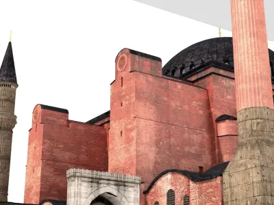 Hagia Sophia Ayasofya camii 3D model