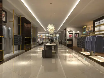 Clothing Store Collection 03 3D model