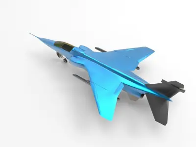 sepecat jaguar 1 3D model