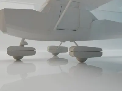 Cessna Plane Free 3D model