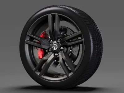 Vauxhall VXR8 wheel 2017 3D model