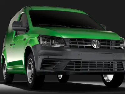 Volkswagen Caddy Panel Van L1 2017 3D model