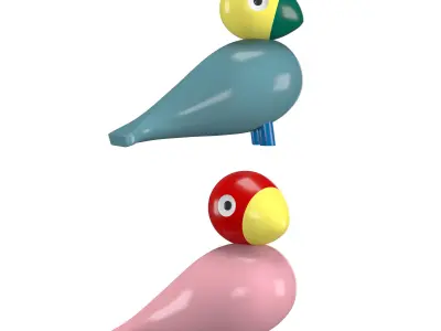 Baba Money Bank Duotone Cars Songbird Ruth 3D model