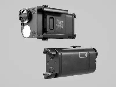 SureFire XC1 Compact Handgun Weaponlight Low-poly 3D model