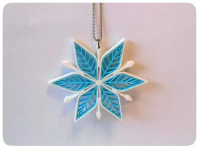 Color Snowflake Free 3D print model