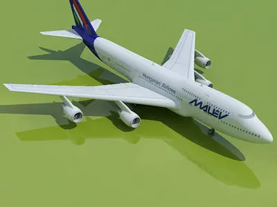 Hungarian Airlines 3D model
