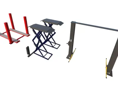 Car Lift 3D model