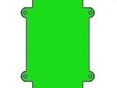 Trash can sheet metal 3D model